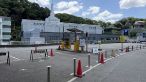 福岡市動物園駐車場の外観