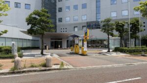 百道浜 福岡SRPセンタービル地下駐車場の外観