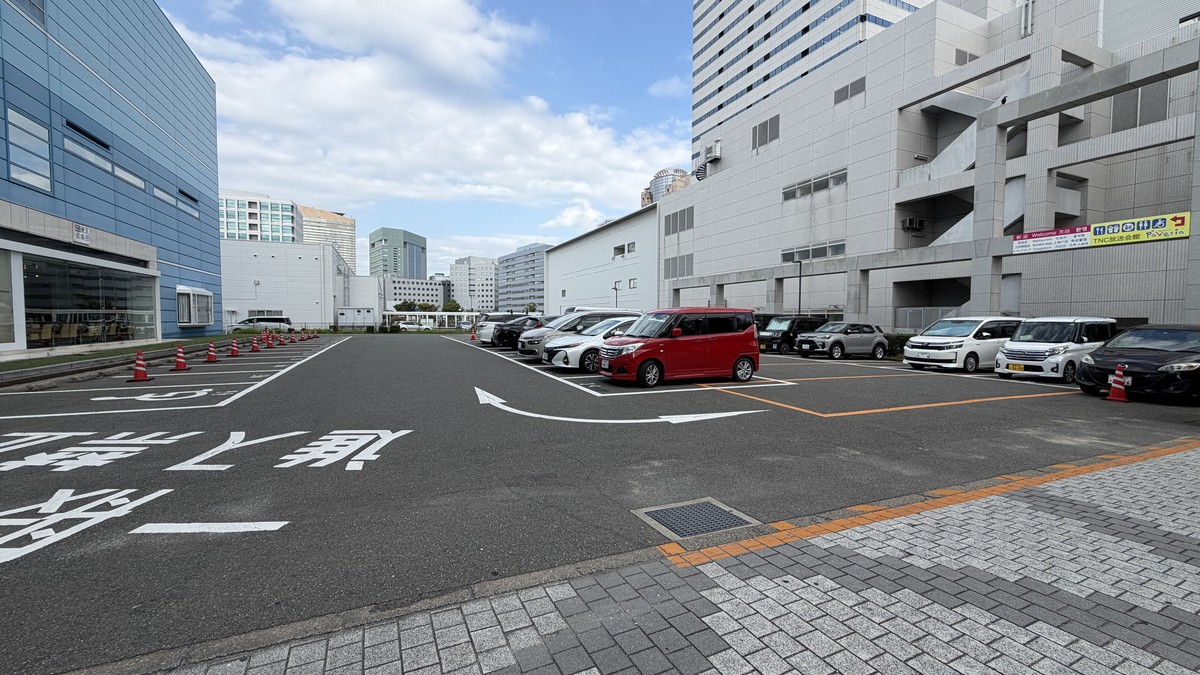 第一駐車場の駐車エリアです。