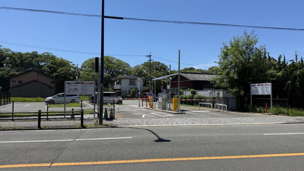 舞鶴公園第3駐車場の外観