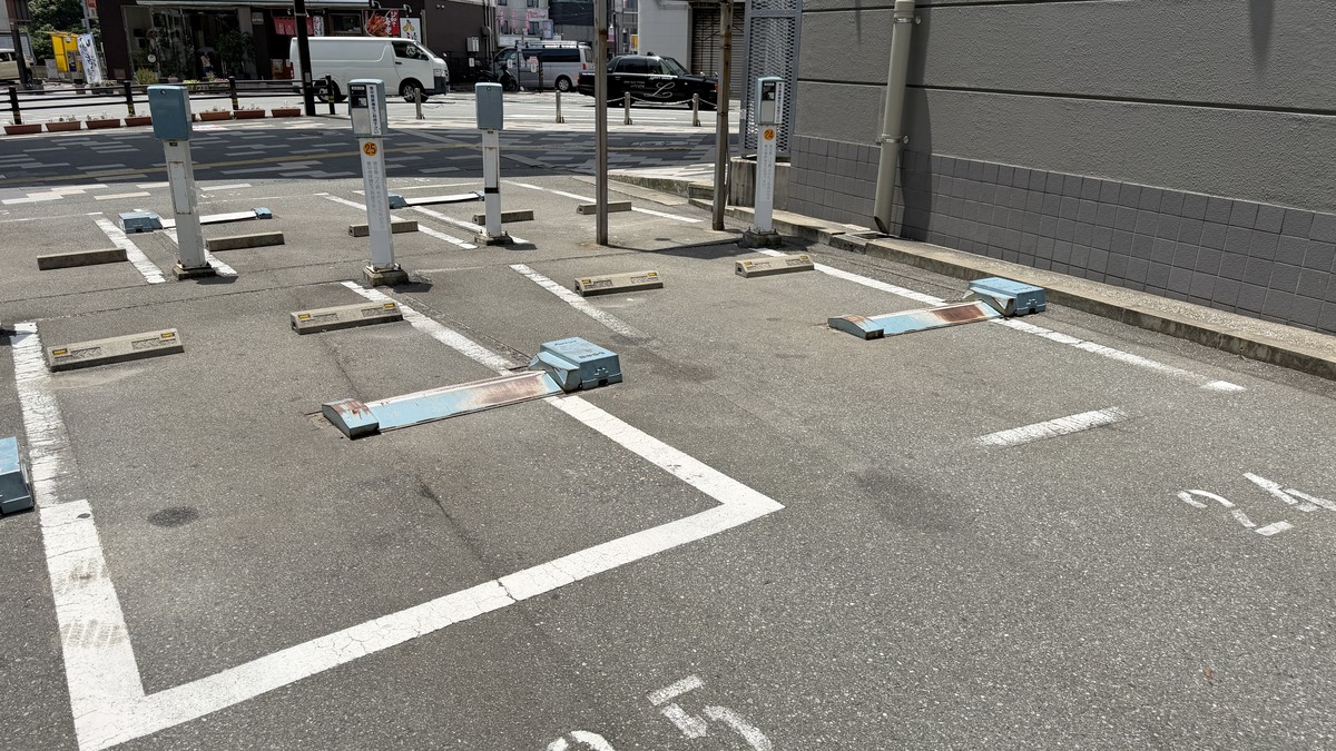 駐車エリアの様子